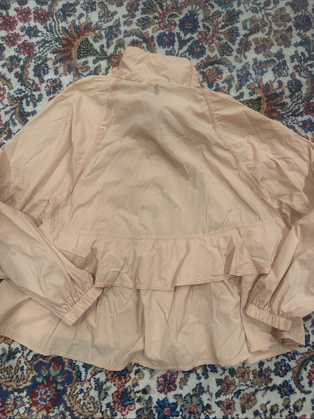 FREE PEOPLE MOVEMENT NAMASLAY RUFFLE ZIP UP - Picture 3 of 3
